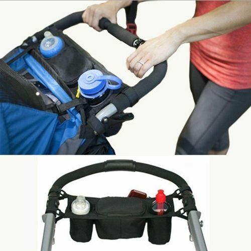Pram Holder Storage Cup Pushchair Bottle Stroller Buggy Bag