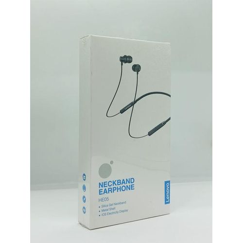 Lenovo  Bluetooth Rubber Neckband Original-Black