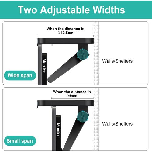 General Adjustable Set-Top Box Holder, Mobile Phone Holder, Tablet Holder, Compatible - Router/DVD/Set-Top Box/Player Holder