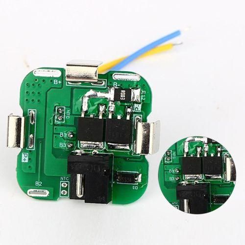1Pcs BMS 4S 14.4V Dual MOS 18650 Lithium Battery Charging Protection Board LiIon Power Bank Charger with DC Wire