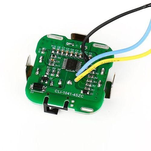 1Pcs BMS 4S 14.4V Dual MOS 18650 Lithium Battery Charging Protection Board LiIon Power Bank Charger with DC Wire
