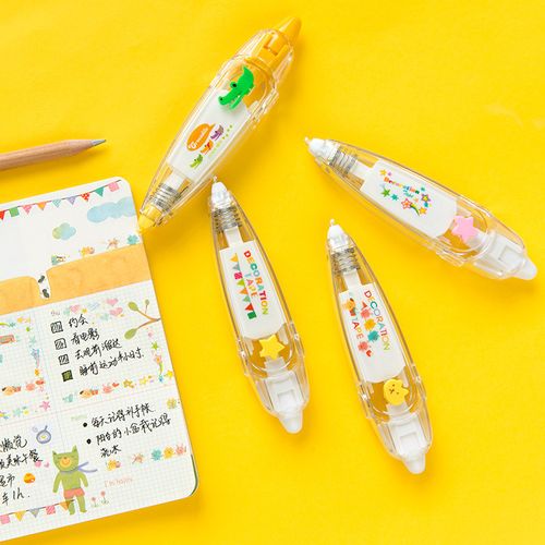 Student Supplies Creative Stationery Orange Forest Pressed