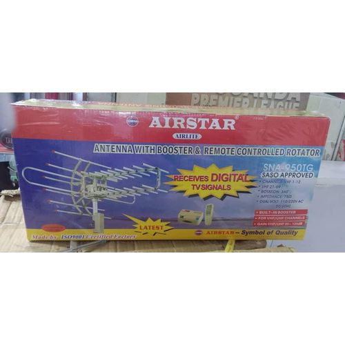 Tv Antenna For Receiving Digital TV Signals With Booster And Remote Controlled Rotator