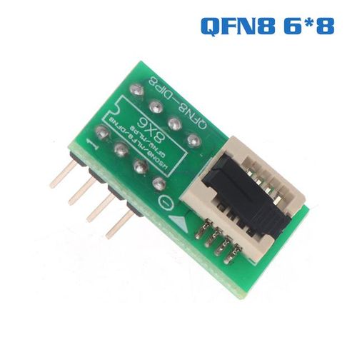 DFN8 WSON8 MLF8 MLP8 QFN8 to DIP8 Adapter 6*5mm 6*8 IC Chips Socket For CH341A TL866ii Plus RT809H/F T48 T56 EZP2023