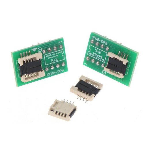 DFN8 WSON8 MLF8 MLP8 QFN8 to DIP8 Adapter 6*5mm 6*8 IC Chips Socket For CH341A TL866ii Plus RT809H/F T48 T56 EZP2023