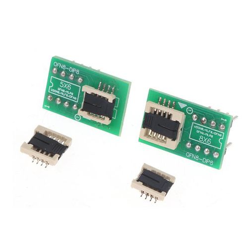 DFN8 WSON8 MLF8 MLP8 QFN8 to DIP8 Adapter 6*5mm 6*8 IC Chips Socket For CH341A TL866ii Plus RT809H/F T48 T56 EZP2023