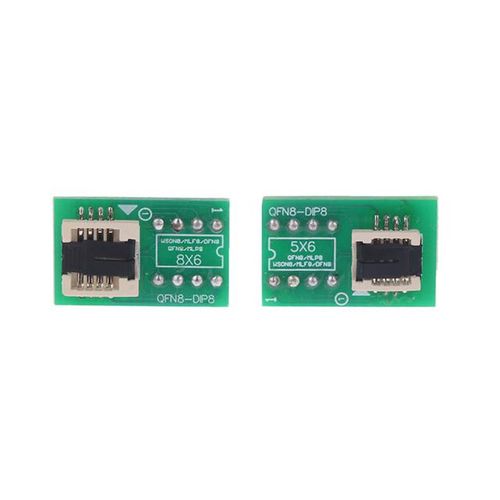 DFN8 WSON8 MLF8 MLP8 QFN8 to DIP8 Adapter 6*5mm 6*8 IC Chips Socket For CH341A TL866ii Plus RT809H/F T48 T56 EZP2023