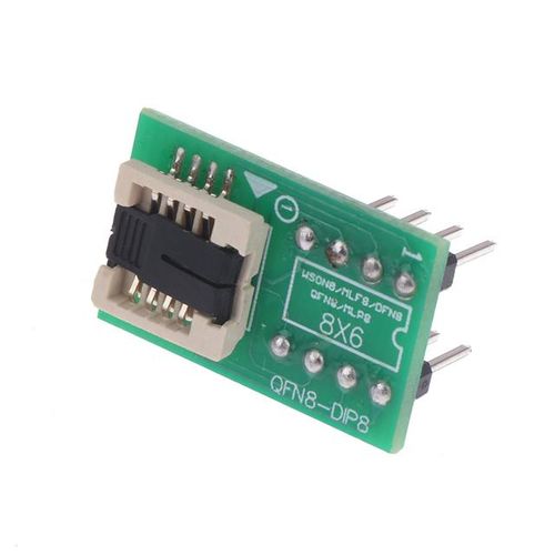 DFN8 WSON8 MLF8 MLP8 QFN8 to DIP8 Adapter 6*5mm 6*8 IC Chips Socket For CH341A TL866ii Plus RT809H/F T48 T56 EZP2023