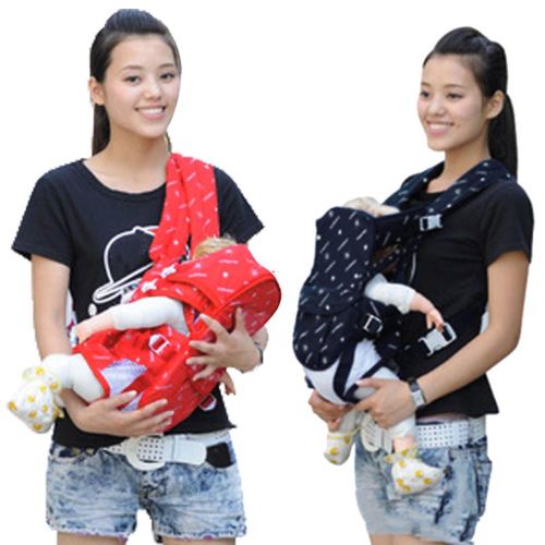 Newborn Front and Back Carrier Ultimate Comfort Hip Seat Baby Carrier for Newborn Infant & Toddler NO5282