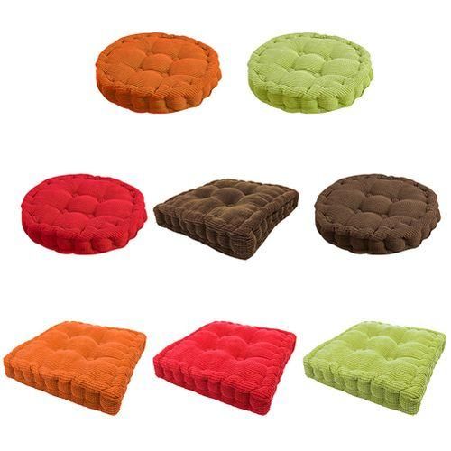 RoundSquare Thick Cushion Pillow Chair Seat Bedroom Dining Room Tatami Mat PadGreensquare