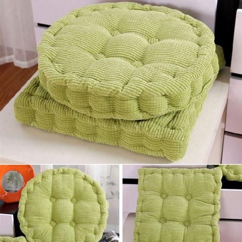 RoundSquare Thick Cushion Pillow Chair Seat Bedroom Dining Room Tatami Mat PadGreensquare