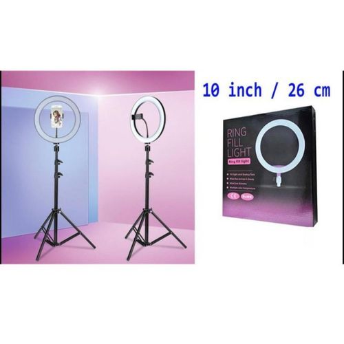 Ring light 10inch youtube,tiktok live and others -black
