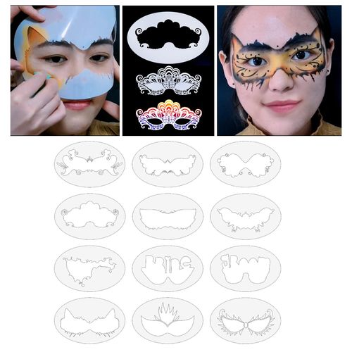 Face Painting Stencil  Makeup Art Painting For Girls And