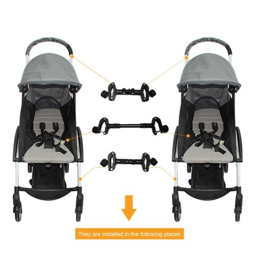 Twins Baby Stroller Connector Adjustable Innovative Stroller Adapter for Umbrella Strollers NO5274