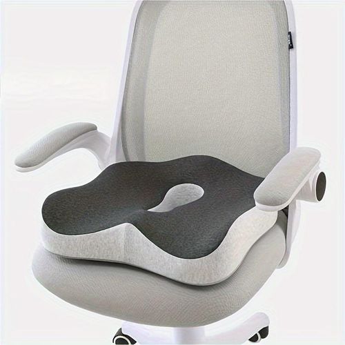 Seat Cushion Long Sitting Hours On Office/Home Chair, Car, Wheelchair -Memory Foam For Hip,