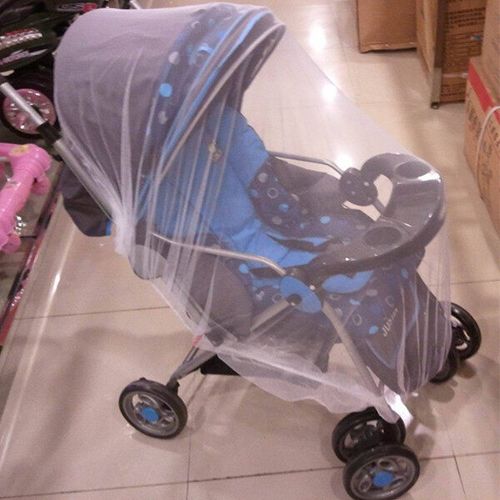 Baby Pram Pushchair Mosquito Net Fly Midge Stroller Protector Insect Bug Cover 100*85cm