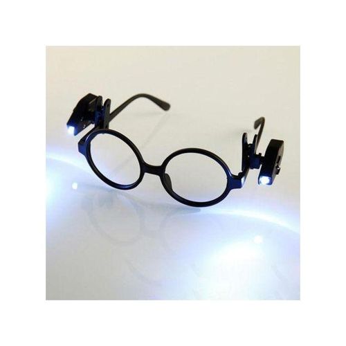 2 PCS Mini LED Flashlight Adjustable Eyeglass Clip Light
