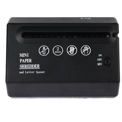 Mini USB Paper Shredder With Letter Opener
