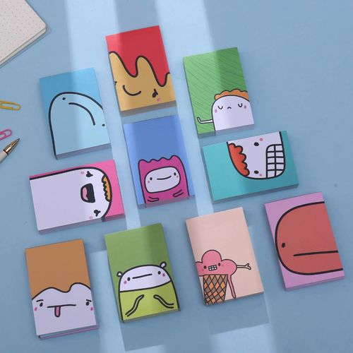 60*90mm Stationery Cartoon Animals Memo Pad Sticky Bookmark Flags Index Tab Notes Label Paper Stickers