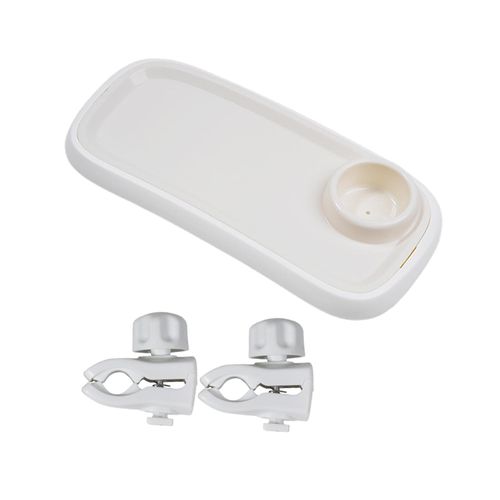 Tray Snack Tray Partition Storage Milk Bottle White