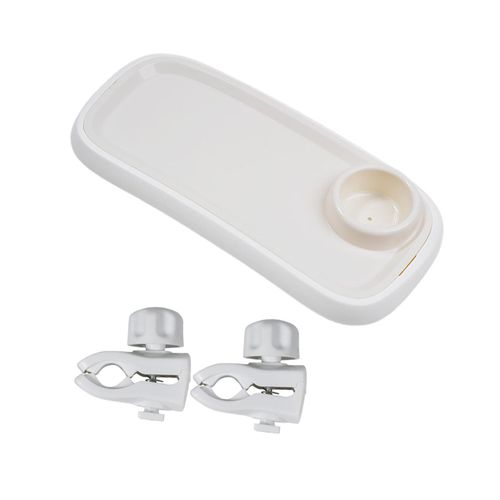 Tray Snack Tray Partition Storage Milk Bottle White