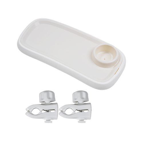 Tray Snack Tray Partition Storage Milk Bottle White