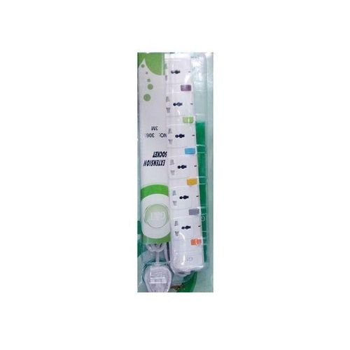 G & T Extension Socket With Fuse Plug Protector 13A Household, Appliances and Office Equipment, Tools- White