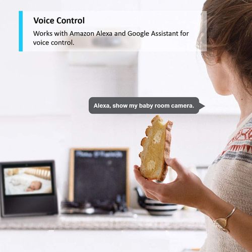 Tapo TP-Link Pan/Tilt Security Camera for Baby Monitor, Pet Camera w/Motion Detection, 1080P, 2-Way Audio, Night Vision, Cloud & SD Card Storage, Works with Alexa & Google Home (Tapo C200)