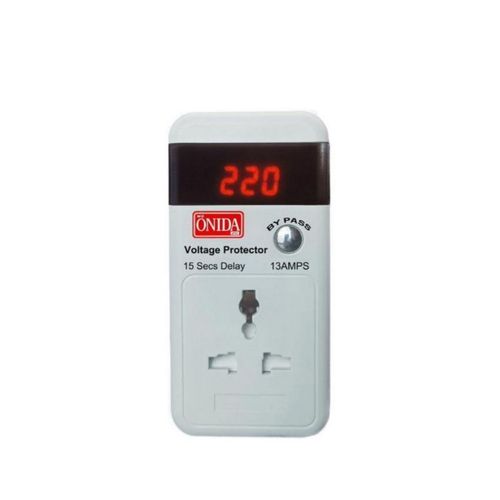 Smart Automatic Voltage Protector For All Equipment- Guard For All Electronic Devices- White