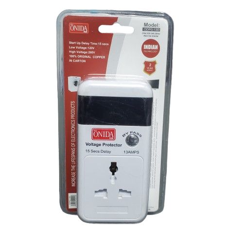 Smart Automatic Voltage Protector For All Equipment- Guard For All Electronic Devices- White