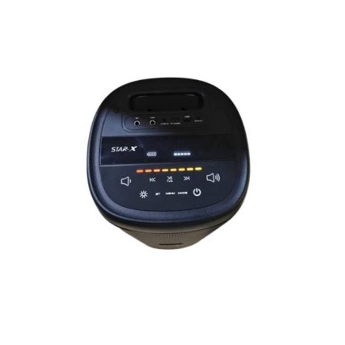 Globalstar 2.1 Multmedia Speaker System Wireless Subwoofer With Remote Control And Microphone-Black