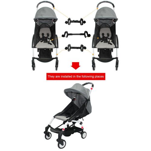 Twins Baby Stroller Connector Adjustable Innovative Stroller Adapter for Umbrella Strollers NO5293
