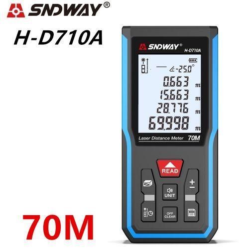 Laser Distance Meter Digital Rangefinder 120m 100m 70m 50m Laser Distance Measurer Electronic Level Ruler Range Finder