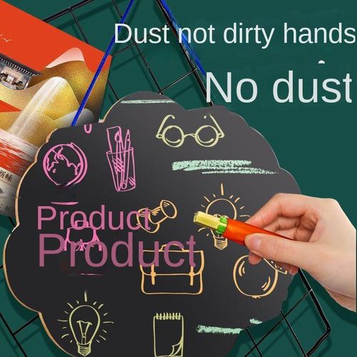 Conte Crayon Blackboard Newspaper Children's Dust-Free Household Teacher Non-Toxic White Color Hexagonal Erasable Chalk