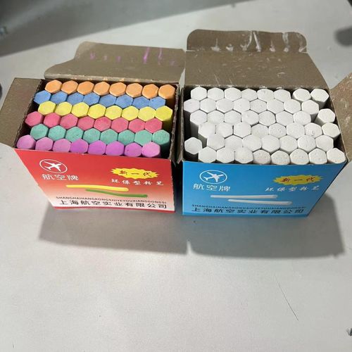 Conte Crayon Blackboard Newspaper Children's Dust-Free Household Teacher Non-Toxic White Color Hexagonal Erasable Chalk
