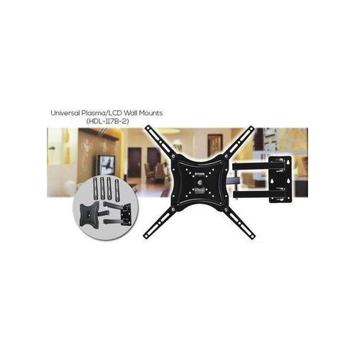 Rotating TV Flexible Wall Mount 14 Inch To 55 Inch - Black