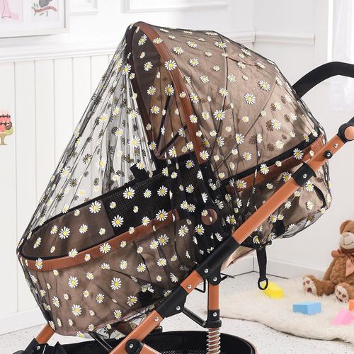 Baby Stroller Mosquito Net, Encrypted Stroller Bug Mosquito Nets Full Cover Trolley Bassinets Cradles Bed Netting Universal