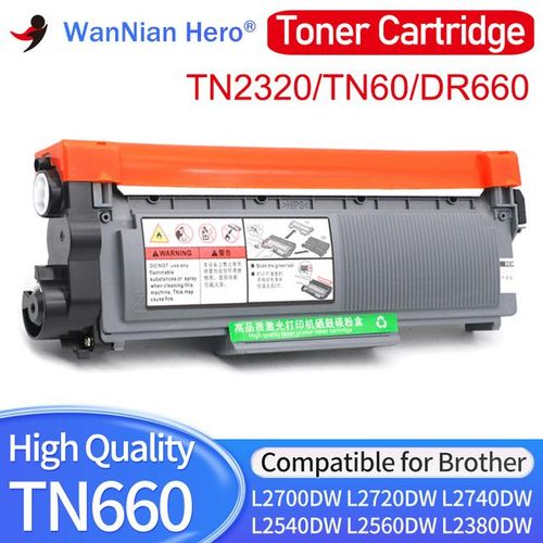 Compatible Toner for Brother TN660 TN2320 HL-L2300D DCP-L2500D MFC-L2700DW L2720dw L2740dw DCP-L2520dw L2540dn L2560