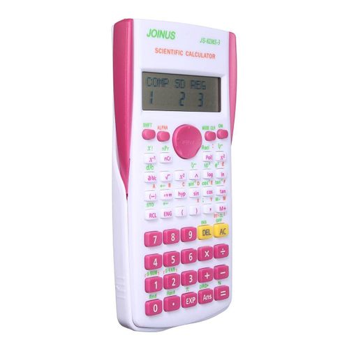 School Student Function Calculator 2 Line Display Scientific Calculator Multifunctional Counter 12 Digital Calculating Machine rose red
