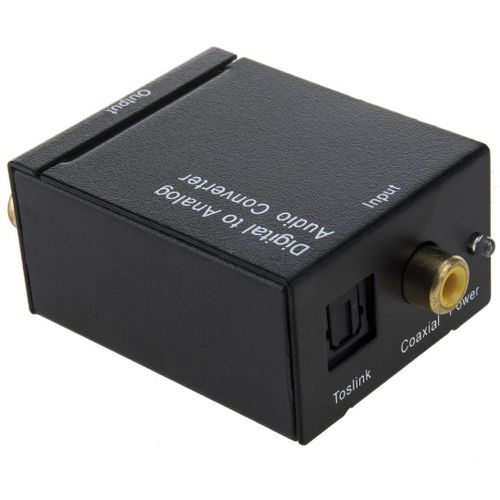 Digital To Analog Audio Converter  Adapter-Black