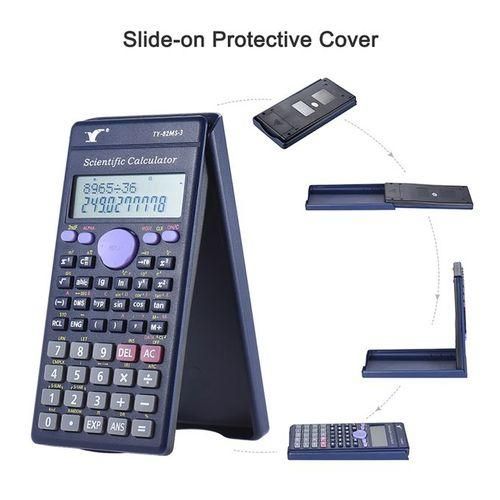Scientific Calculator Counter 240 Functions4Pcs Ruler Set