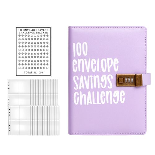 100 Envelope Challenge Binder Savings Challenges