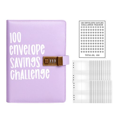 100 Envelope Challenge Binder Savings Challenges