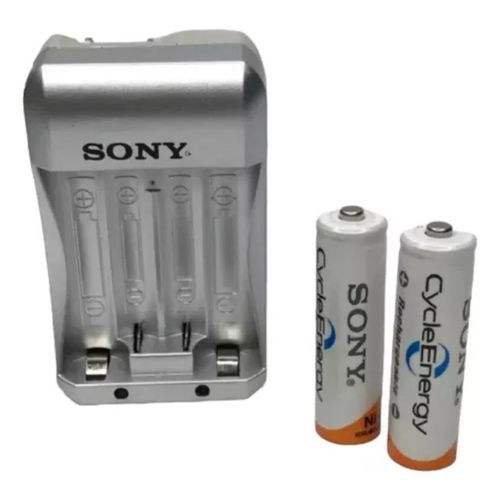 Rechargeable Battery And Charger AA/AAA - Grey
