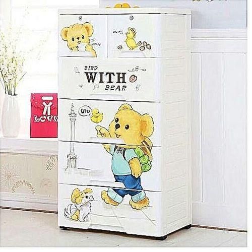 Baby Ceramic Plastic Wordrobe Baby Storage Cabinet-Muticolour