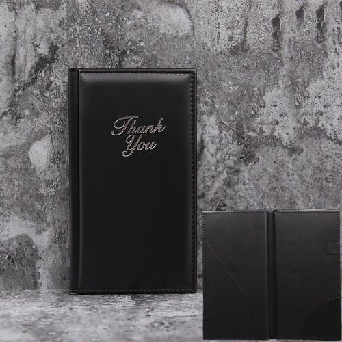 PU Check Folder For Restaurant Hotel Coffee Shop, Cheque Holder, Checkbook