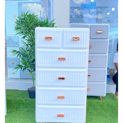 Plastic European Style Drawer Children's Closet Baby Storage Cabinet Thickened Six-Drawer Cabinet Storage Box