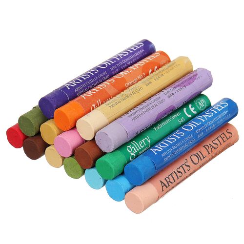 Artist Oil Pastels Set 12, 25, 48 Assorted Colors Pencil Crayons Drawing 48 Color