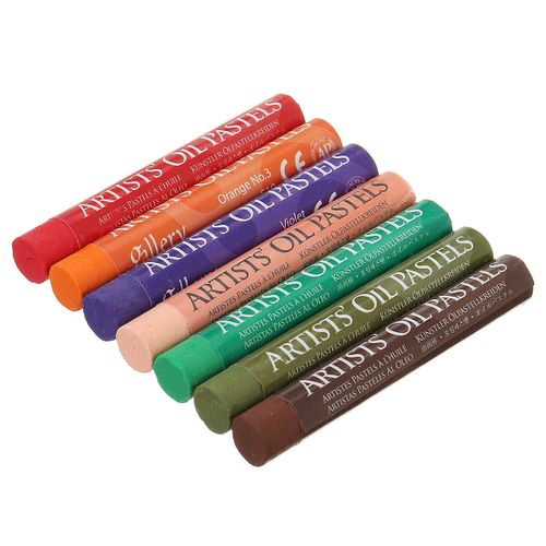Artist Oil Pastels Set 12, 25, 48 Assorted Colors Pencil Crayons Drawing 48 Color