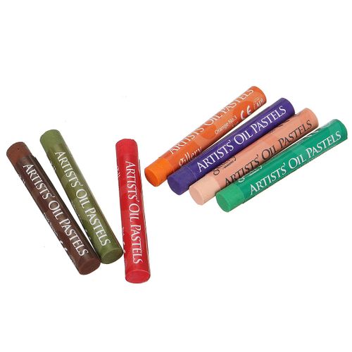 Artist Oil Pastels Set 12, 25, 48 Assorted Colors Pencil Crayons Drawing 48 Color